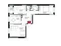 3-бөлмелі пәтер · 85.9 м² · 5/9 қабат, ул. Е-36 5, бағасы: 49 млн ₸ в Астане, Есильский р-н — фото 7