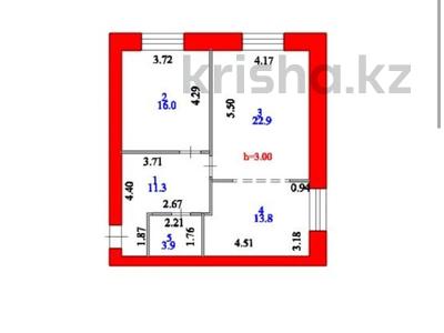 2-бөлмелі пәтер · 68 м² · 7/12 қабат, Е-15 16 — BINOM Алтынсарина, бағасы: 36 млн ₸ в Астане, Нура р-н