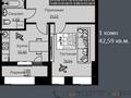 1-комнатная квартира, 43 м², 2/3 этаж, мкр Комсомольский, Е538 7 — Е810 за 17.1 млн 〒 в Астане, Есильский р-н — фото 3