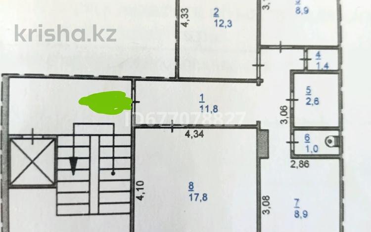 3-комнатная квартира, 65 м², 8/10 этаж, Сатпаева 3 — МЦ &quot;Нур&quot; за 21 млн 〒 в Экибастузе — фото 2