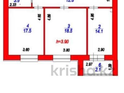 2-комнатная квартира · 68.4 м² · 1/12 этаж, ​Улица Шамши Калдаяков, 46 46 за 28 млн ₸ в Астане, Сарайшык р-н
