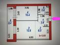 2-комнатная квартира · 39.2 м² · 6/10 этаж, Калдаяков 28 за 23.7 млн ₸ в Астане, Сарайшык р-н — фото 7