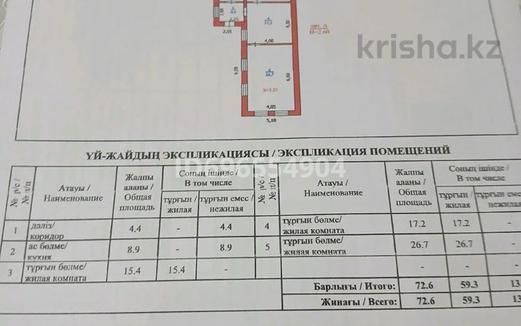 Отдельный дом • 4 комнаты • 72.6 м² • 3.22 сот., Маншук Маметовой 28 — Телецентра за 35 млн 〒 в Уральске — фото 2