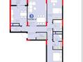 3-комнатная квартира · 103 м² · 8/12 этаж, Кайым Мухамедханов 4н за 92 млн ₸ в Астане, Нура р-н