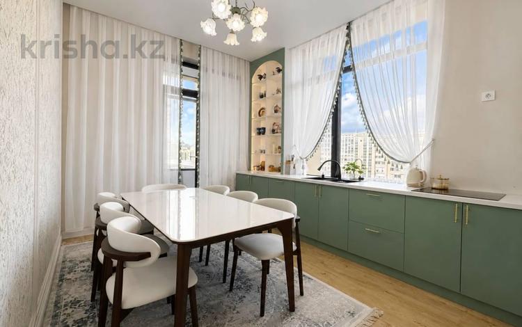 3-комнатная квартира · 112 м² · 6/14 этаж, Шамши Калдаяков 16 за 93 млн ₸ в Астане, Сарайшык р-н — фото 19