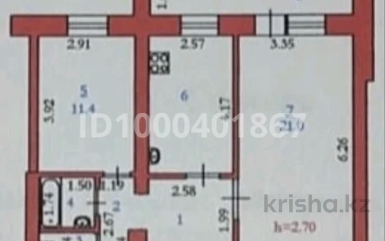 2-комнатная квартира · 60 м² · 2/9 этаж, мкр. Алтын орда — Бассейн Достык и НИШ за ~ 27 млн ₸ в Актобе — фото 2