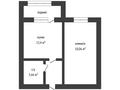 1-бөлмелі пәтер · 39.4 м² · 10/10 қабат, мкр. Алтын орда, бағасы: 11.9 млн ₸ в Актобе — фото 7