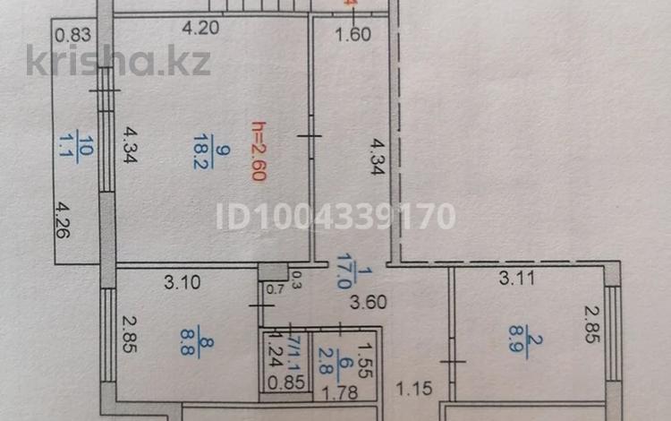 4-бөлмелі пәтер · 92 м² · 5/9 қабат, мкр Юго-Восток, Мкр Юго-Восток, мкр Степной 1 4/31, бағасы: 31 млн ₸ в Караганде, Казыбек би р-н — фото 2