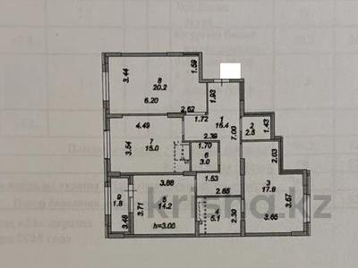 3-комнатная квартира · 96 м² · 12/20 этаж, Туран за 95 млн ₸ в Астане, Нура р-н