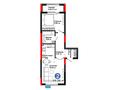 2-комнатная квартира · 48.98 м², ул. Улы Дала, 10 за ~ 23.1 млн 〒 в Астане, Нура р-н — фото 3
