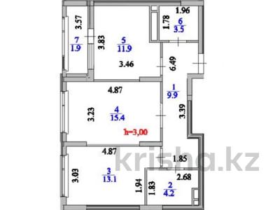 2-комнатная квартира · 60 м² · 13/14 этаж, Бухар Жырау 33/1 — Binom School им. Қадыр Мырза Әлі за 49 млн ₸ в Астане, Есильский р-н