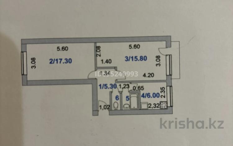 2-комнатная квартира, 47.6 м², 3/5 этаж, 4 мкр 42 за 6 млн 〒 в Степногорске — фото 2