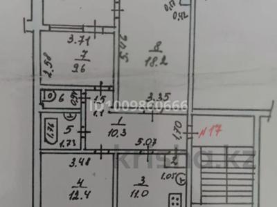 3-бөлмелі пәтер · 70 м² · 4/5 қабат, Спутник 8 — Район АТК, бағасы: 24.5 млн ₸ в Конаеве