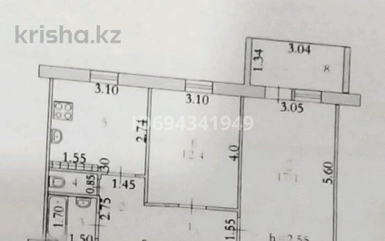 2-комнатная квартира · 52 м² · 4/9 этаж, мкр 5 103 — Есет батыр за 17 млн ₸ в Актобе — фото 5
