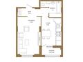 1-комнатная квартира · 51.39 м², Достык 8/5 за ~ 38 млн 〒 в Астане, Есильский р-н — фото 3