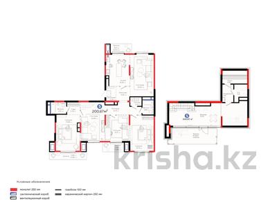 5-бөлмелі пәтер · 204 м², Толеметова — *30% скидка на паркинг, бағасы: ~ 159.9 млн ₸ в Шымкенте, Абайский р-н