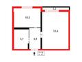 1-бөлмелі пәтер · 36 м² · 3/12 қабат, Роза Багланова, бағасы: 25.5 млн ₸ в Астане, Нура р-н — фото 6