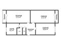 3-бөлмелі пәтер · 62.3 м² · 3/5 қабат, Текстильщиков 21, бағасы: 23 млн ₸ в Костанае — фото 15