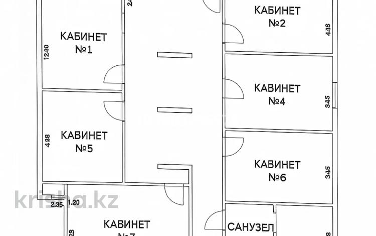 Свободное назначение, офисы, магазины и бутики, склады, общепит, салоны красоты, фитнес и спорт, медцентры и аптеки, образование, развлечения, кабинеты и рабочие места, студии · 260 м² за 300 000 ₸ в Алматы, Наурызбайский р-н — фото 2