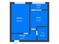 1-комнатная квартира · 38 м² · 5/9 этаж, Гашека 5а за 20.9 млн ₸ в Костанае — фото 2