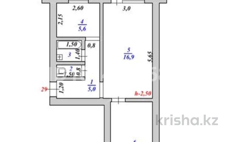 2-бөлмелі пәтер · 45.8 м² · 2/5 қабат, Шугыла, бағасы: 12 млн ₸ в  — фото 12