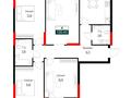 4-бөлмелі пәтер · 120.43 м² · 3/16 қабат, Е-882, бағасы: ~ 51.4 млн ₸ в Астане, Сарыарка р-н — фото 2