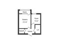 1-бөлмелі пәтер · 38.5 м² · 2/9 қабат, Герасимова 2б, бағасы: 17 млн ₸ в Костанае — фото 12