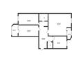 3-бөлмелі пәтер · 84.4 м² · 4/5 қабат, 5 микрорайон 13, бағасы: 38 млн ₸ в Костанае — фото 2