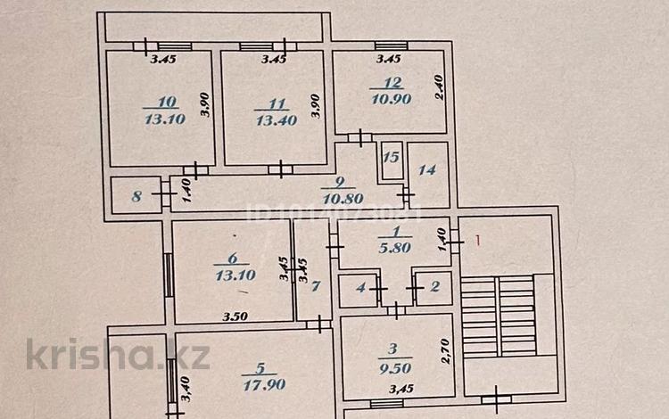 5-комнатная квартира · 110.2 м² · 1/5 этаж, Муса Баймуханова 1 — Муса Баймуханова и Тауман Амандосов за 55 млн ₸ в Атырау, мкр Привокзальный-1 — фото 2