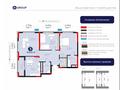 3-комнатная квартира · 104 м² · 10/17 этаж, Е-899 5/1а за 85 млн ₸ в Астане, Нура р-н