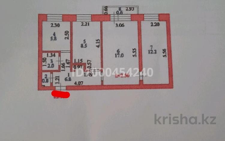 3-комнатная квартира · 55 м² · 5/5 этаж, Желтоксан — На пересечении ул.Сейфулмна и ул. Джангильдина за 21 млн ₸ в Астане, Сарыарка р-н — фото 43
