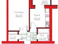 1-бөлмелі пәтер · 37.5 м², Киснеревых 93, бағасы: ~ 13.1 млн ₸ в Бурабае