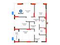 3-комнатная квартира · 85.6 м² · 2/14 этаж, Е 101 5 за ~ 50.5 млн ₸ в Астане, Нура р-н — фото 3