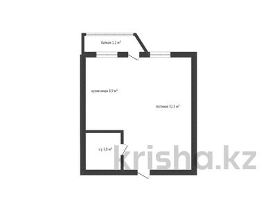 1-комнатная квартира, 46 м², 8/9 этаж, Назарбаева 3 за 13.7 млн 〒 в Кокшетау