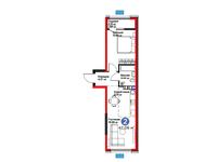 2-комнатная квартира · 47 м² · 6/9 этаж, мкр Ботакоз 2/1 за ~ 32.7 млн ₸ в Алматы, Алатауский р-н