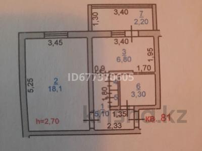 1-бөлмелі пәтер · 36.3 м² · 2/5 қабат, 8 мкр-н 41 — Алатау, бағасы: 12 млн 〒 в Таразе