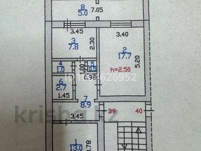 2-комнатная квартира · 56.6 м² · 5/5 этаж, Шашубай Қошқарбаев 13 за 24.5 млн 〒 в Балхаше