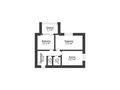 2-комнатная квартира · 57.1 м² · 6/6 этаж, проспект Назарбаева 225 за 22.9 млн ₸ в Костанае — фото 10