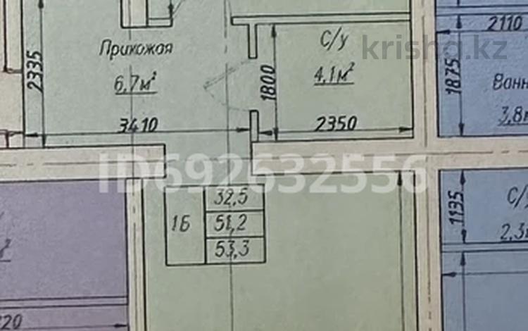 2-комнатная квартира, 53.3 м², 5/10 этаж, Е. Ауельбекова 120 А за ~ 16.5 млн 〒 в Кокшетау — фото 2