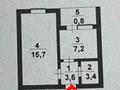 1-бөлмелі пәтер · 31 м² · 3/5 қабат, Алтын казык 4а, бағасы: 13 млн ₸ в Косшы — фото 2