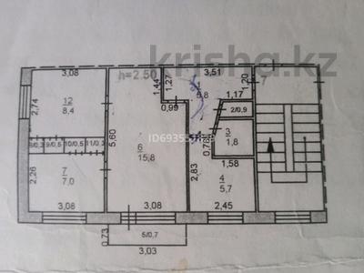 3-комнатная квартира, 50 м², 3/5 этаж, Маметова 12 — ТД Достык за 12 млн 〒 в Аксу