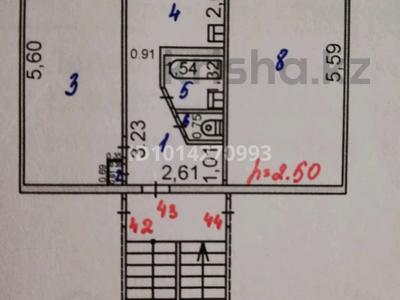 2-комнатная квартира · 44 м² · 3/5 этаж, Аманжолова 2 за 15 млн ₸ в Жезказгане