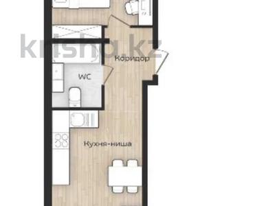 1-бөлмелі пәтер · 46 м² · 3/6 қабат, Алатауская трасса уч. кв. 065, бағасы: 24 млн ₸ в Туздыбастау (Калинино)
