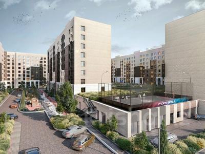 2-бөлмелі пәтер · 64.2 м² · 2/9 қабат, Култегин 4, бағасы: 33.8 млн ₸ в Астане, Нура р-н