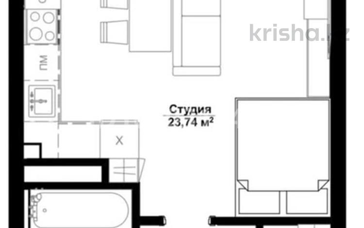 1-комнатная квартира · 37.8 м² · 14/16 этаж, Пр. Каныша Сатпаева 53/8 за 19.5 млн ₸ в Усть-Каменогорске — фото 2