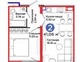 2-бөлмелі пәтер · 41.06 м² · 9/9 қабат, Кайым Мухамедханов 41д, бағасы: 31.9 млн ₸ в Астане, Нура р-н — фото 11