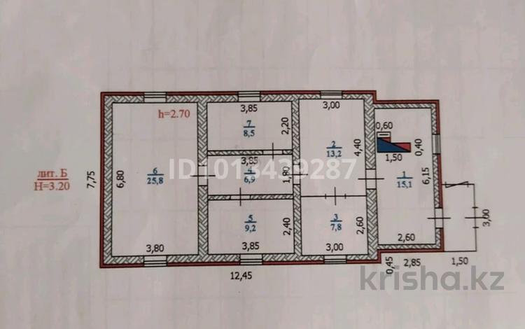 Часть дома · 4 комнаты · 110 м² · 8 сот., Жамбыл 122 за 21 млн ₸ в Аксае — фото 2