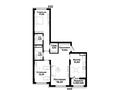3-бөлмелі пәтер · 89.01 м², Р. Кошкарбаева — К. Куанышбаева, бағасы: ~ 58.7 млн ₸ в Астане, Сарайшык р-н — фото 3