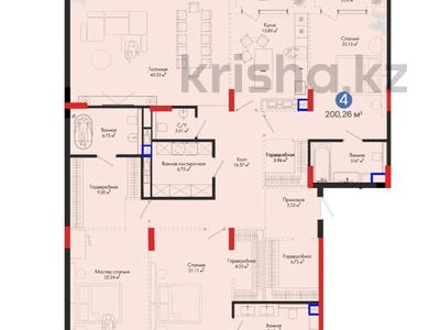 Продажа квартир в Астане: 4-комнатная квартира · 200.26 м² · 6/8 этаж, Переулок Тасшокы 4 — 3 МАСТЕР СПАЛЬНИ АКЦИЯ -10% за ~ 212.7 млн 〒 4-комнатная квартира · 200.26 м² · 6/8 этаж, Переулок Тасшокы 4 — 3 МАСТЕР СПАЛЬНИ АКЦИЯ -10% за ~ 212.7 млн 〒 в Астане, Алматы р-н