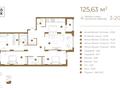 4-комнатная квартира · 125.63 м², Сыганак 31 — БЕЗ КОМИССИИ!!!! за ~ 89.1 млн ₸ в Астане, Есильский р-н — фото 3